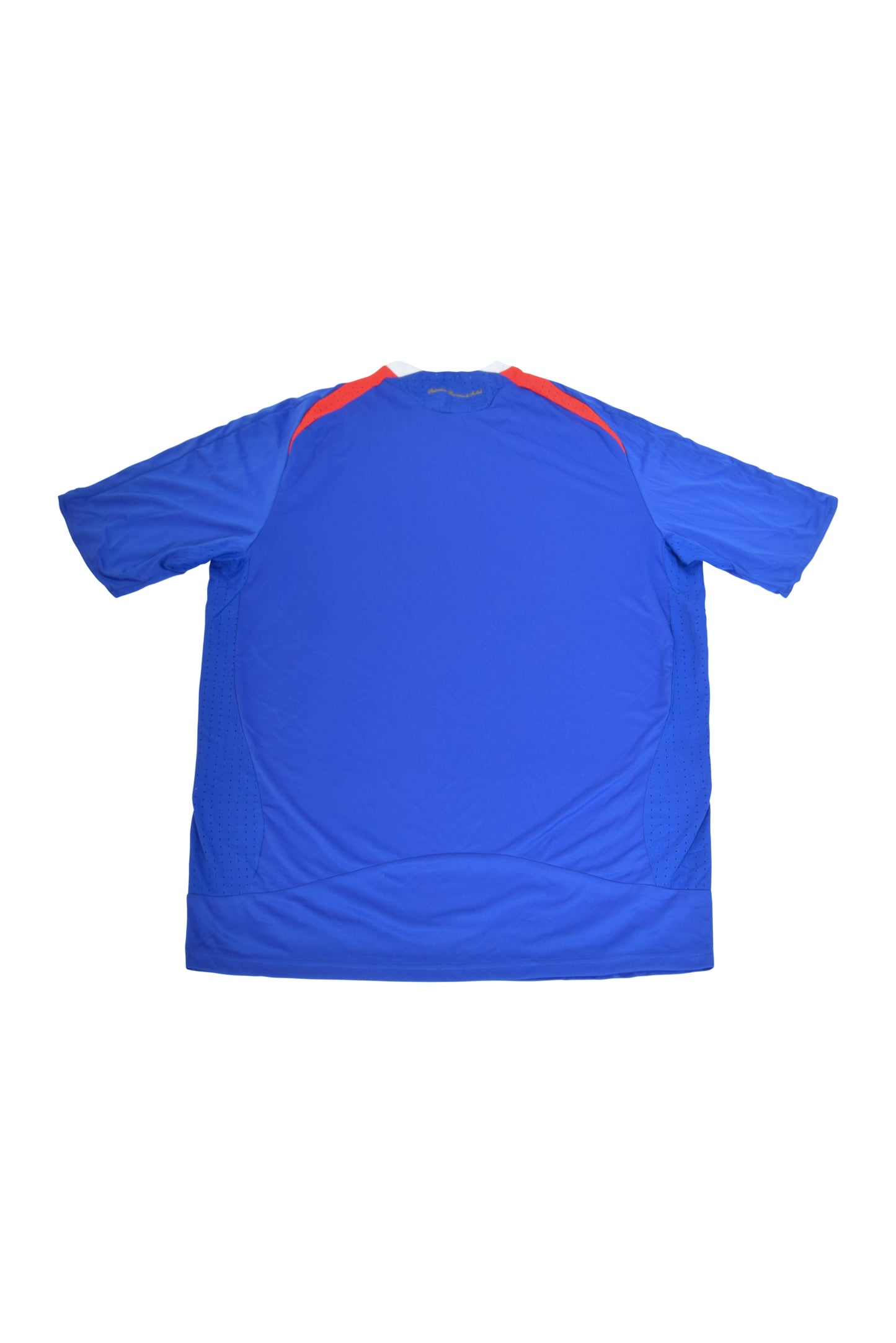 France Adidas 2008 - 2009 Home Football Shirt Blue