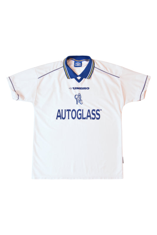 Vintage Umbro Chelsea 1998-2000 Away Football Shirt White