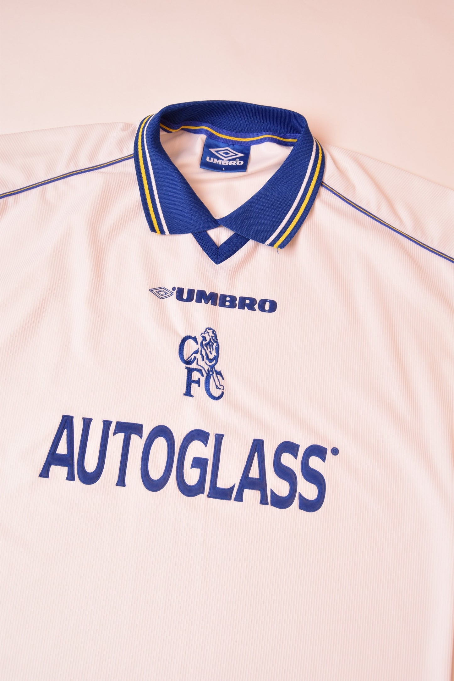 Vintage Umbro Chelsea 1998-2000 Away Football Shirt White