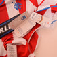 Glasgow Rangers 2003-2004 Diadora BNWT Away Football Shirt Red White Size L Carling