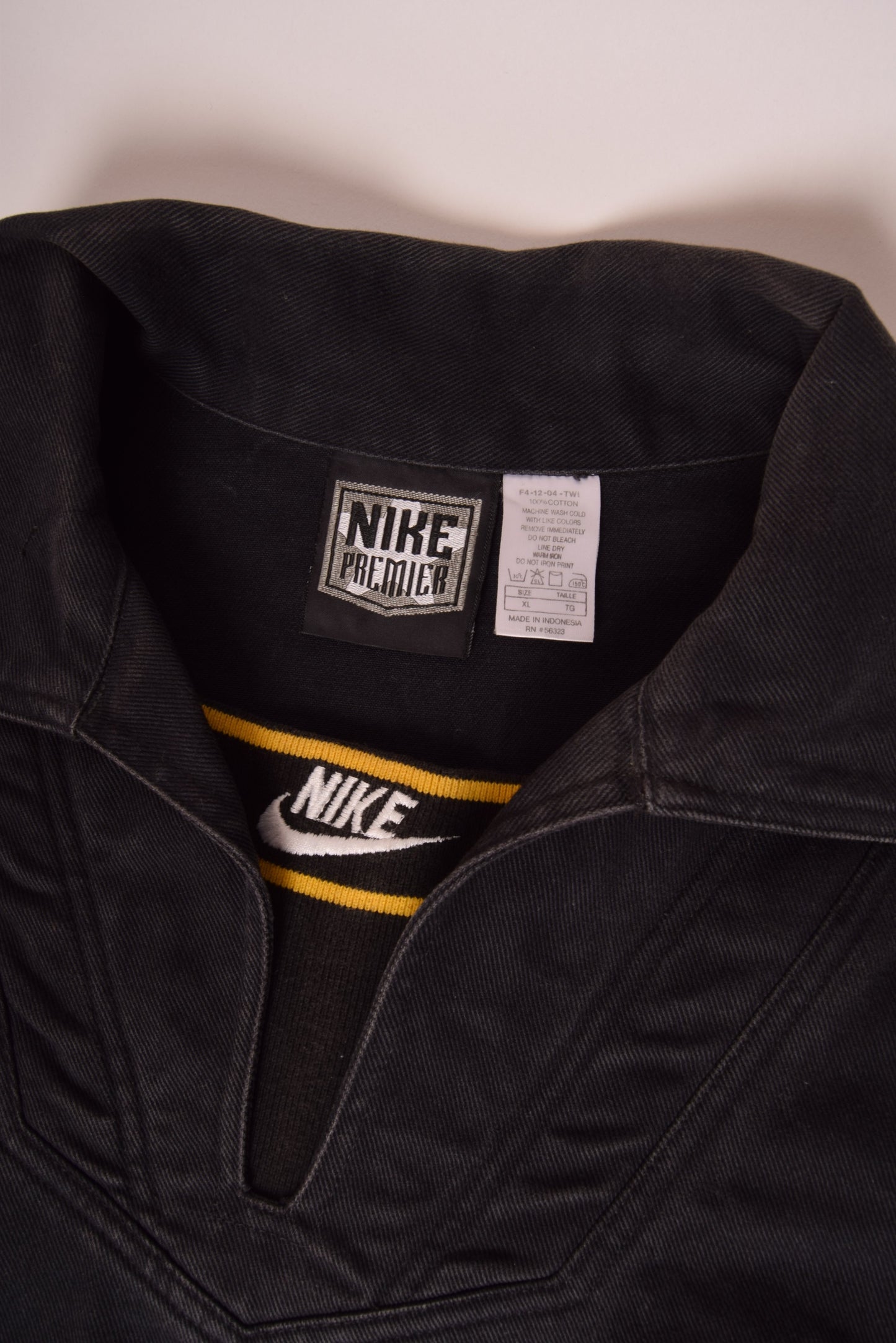 Vintage Nike Premier Sweatshirt Workwear Material Size XL Black