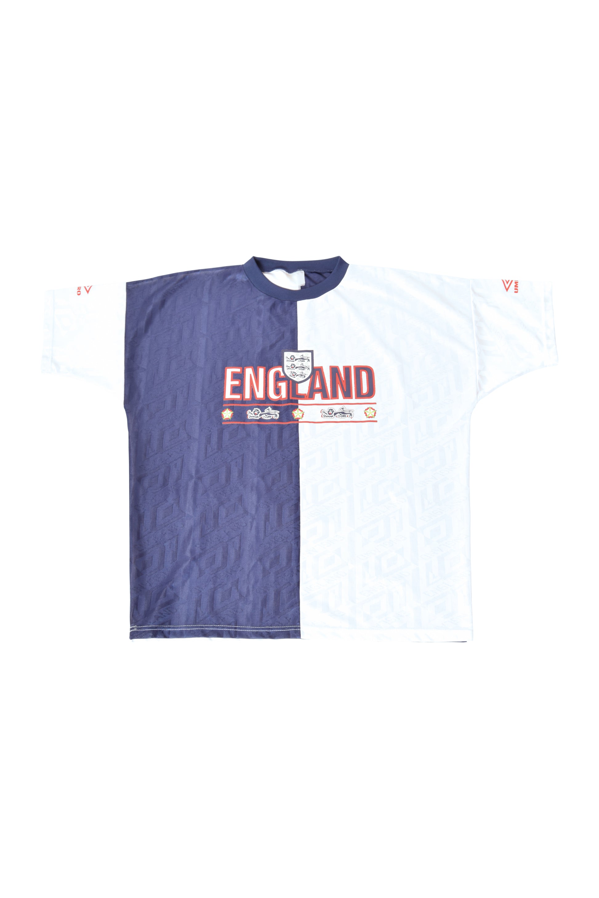England Umbro 1994-1995 Training White Blue Size L-XL