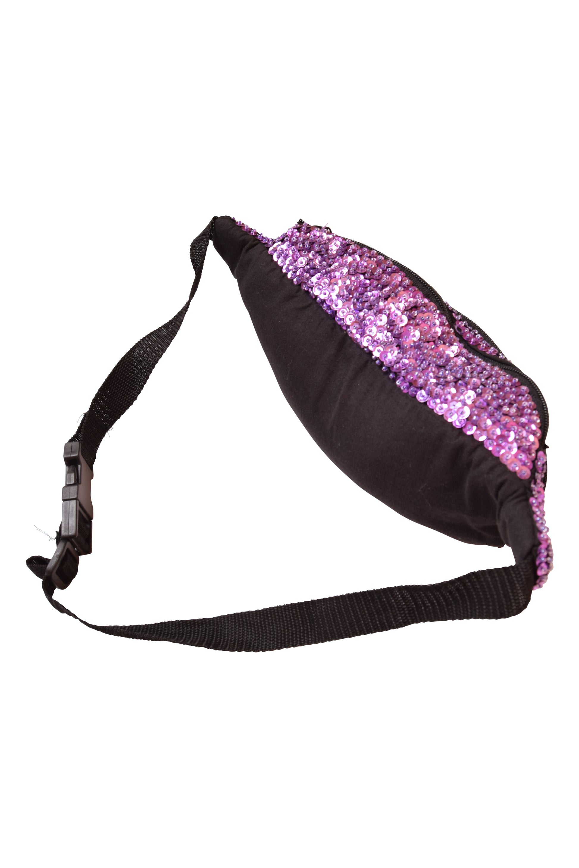Fanny Pack / Bum Bag with Rhinestones Wings Two Pockets