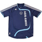 Ajax Amsterdam Adidas 2007-2008 Away Shirt Blue Size XL ClimaCool