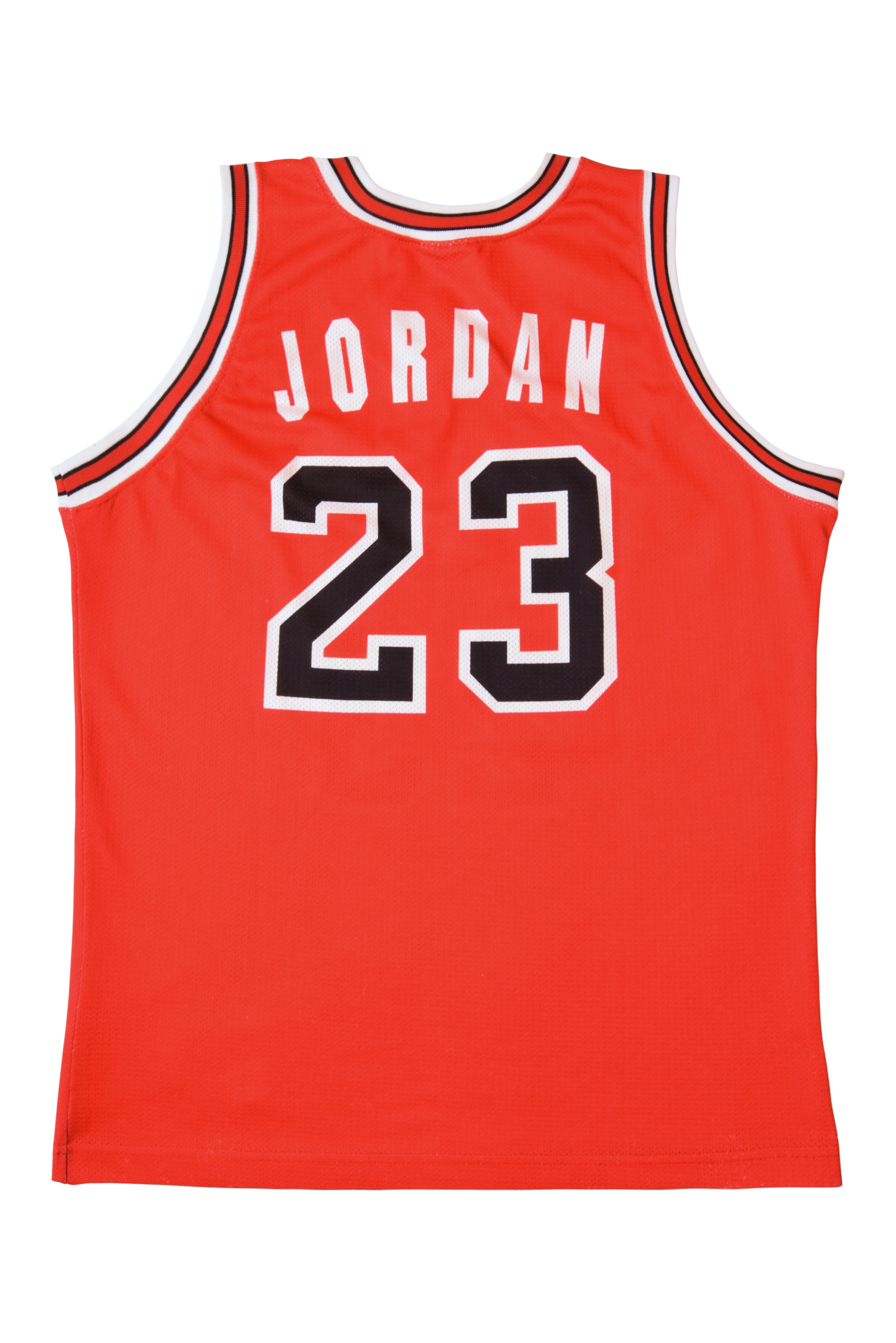 Vintage Jordan Chicago Bulls Champion NBA Jersey Made in Italy Size S Greatest Hits