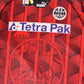 Vintage Eintracht Frankfurt Home Football Shirt 1995-1996 BNWT Tetra Pak Size M Red Black