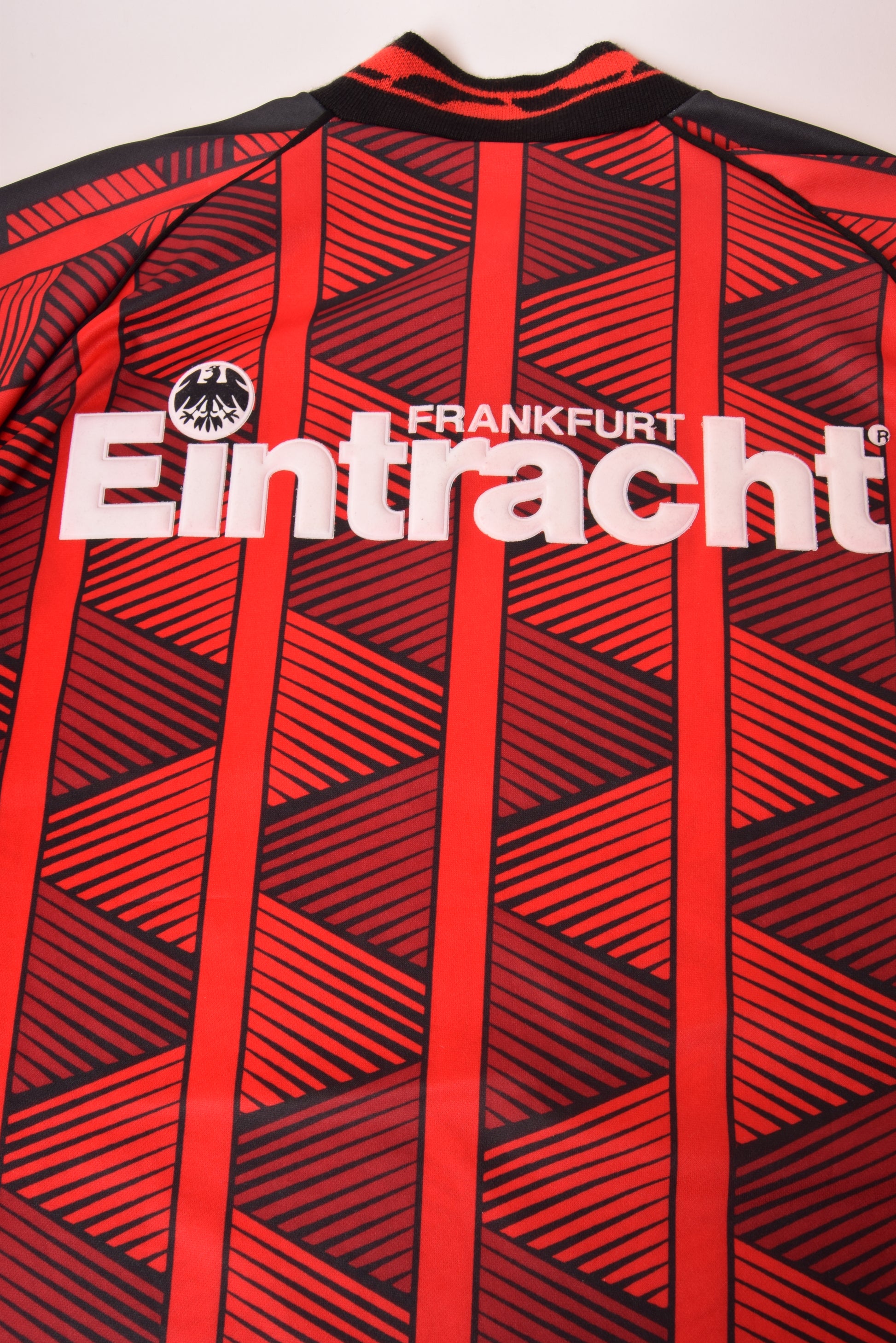 Vintage Eintracht Frankfurt Home Football Shirt 1995-1996 BNWT Tetra Pak Size M Red Black