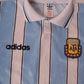 Vintage Argentina Adidas 1994-1995 Banned Home Shirt Size M Made in UK