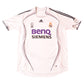 Real Madrid 2006 - 2007 Home Football Shirt Size XL BENQ Siemens White 