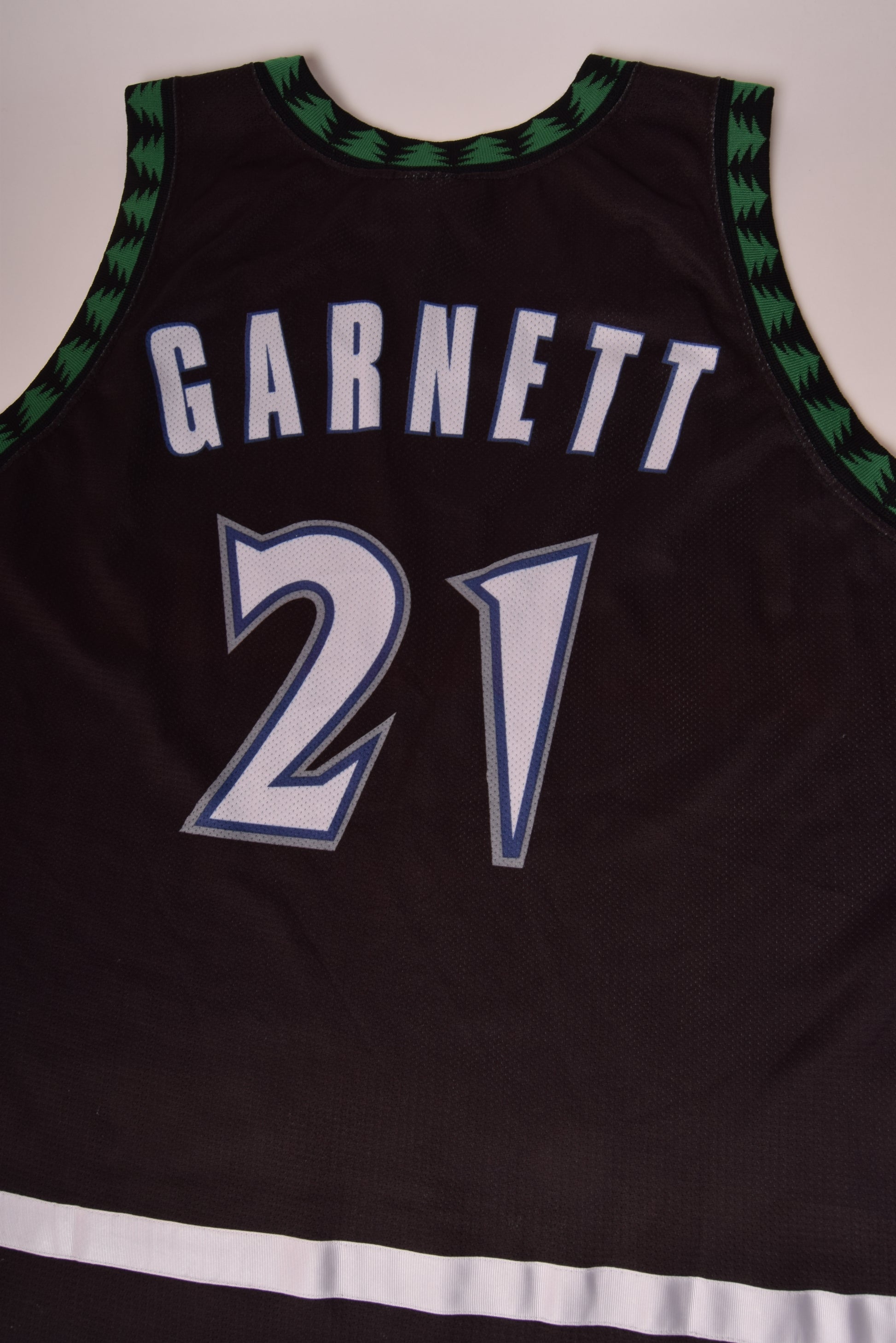 Kevin Garnett NBA Reebok Minnesota Timberwolves Authentic Away Blue Jersey