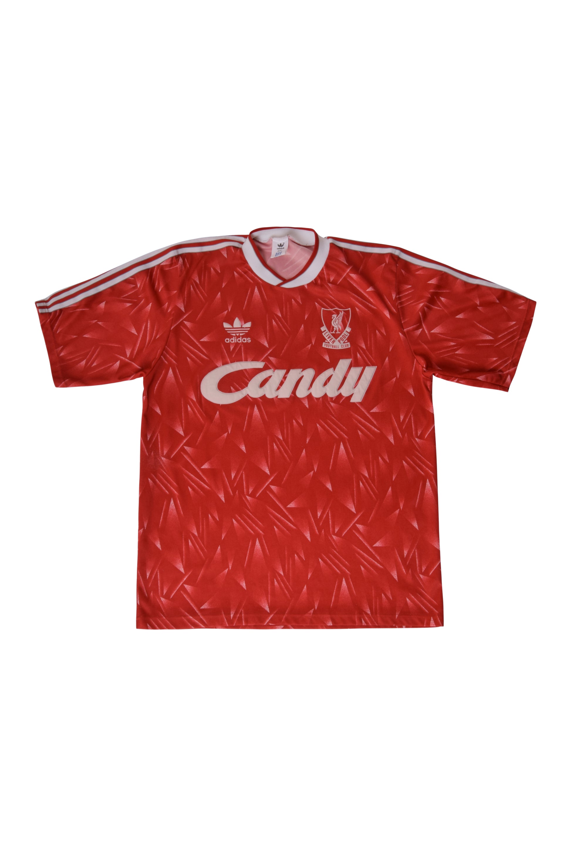 Vintage Liverpool Adidas Home Shirt 1989-1991 Made in UK Size L