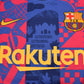 Authentic New Barcelona Nike 2021 - 2022 Home Champions League Third Football Shirt Deadstock BN Rakuten Size L Red Blue DRI FIT ADV