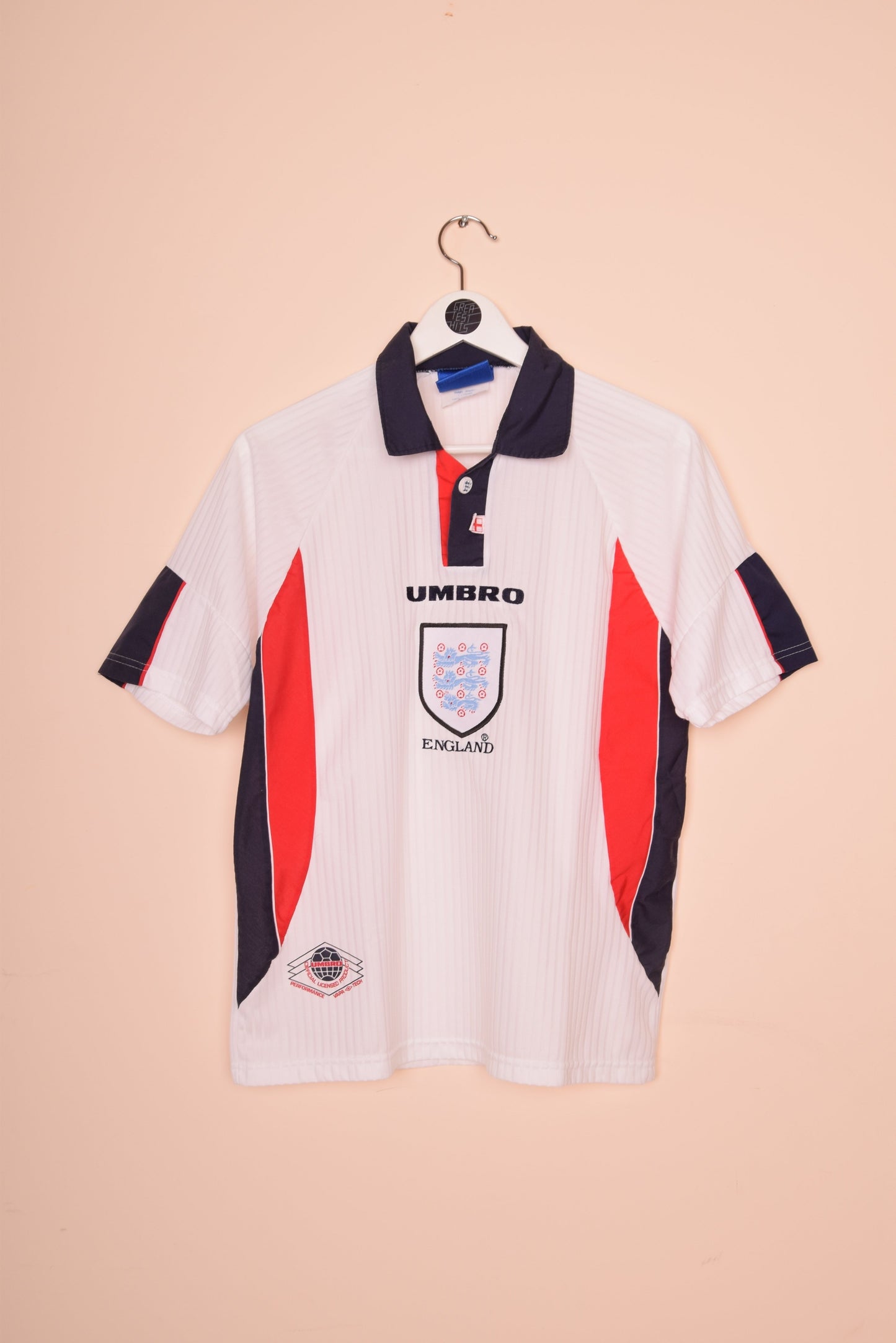 Vintage Umbro England 1998 Football Shirt