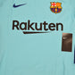 Authentic New FC Barcelona Nike Aeroswift Player Issue Away Football Shirt 2017-2018 Long Sleeves BNWT Deadstock Size M Vivid Blue Rakuten Unicef