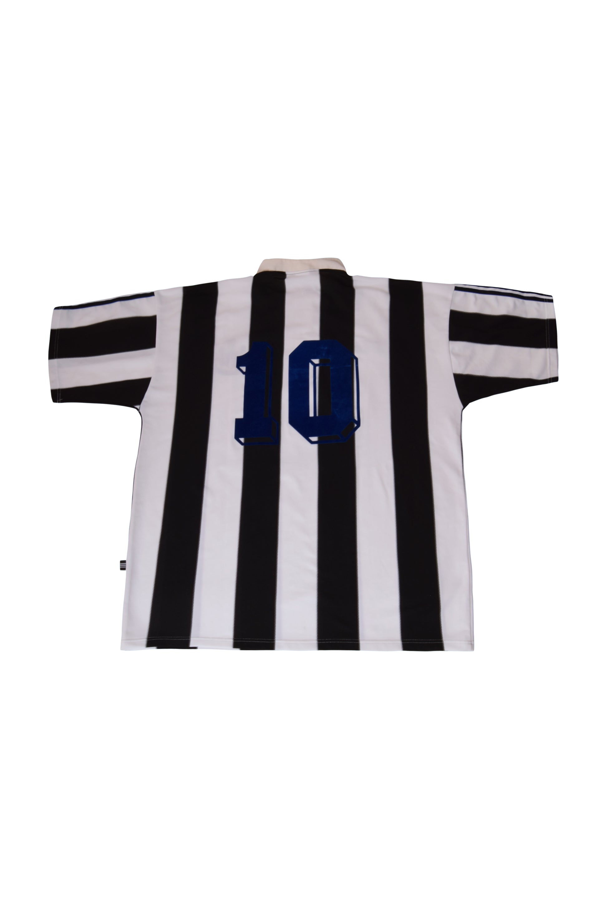Vintage Newcastle Adidas Home Football Shirt 1995-1997 Black White #10 Size XL
