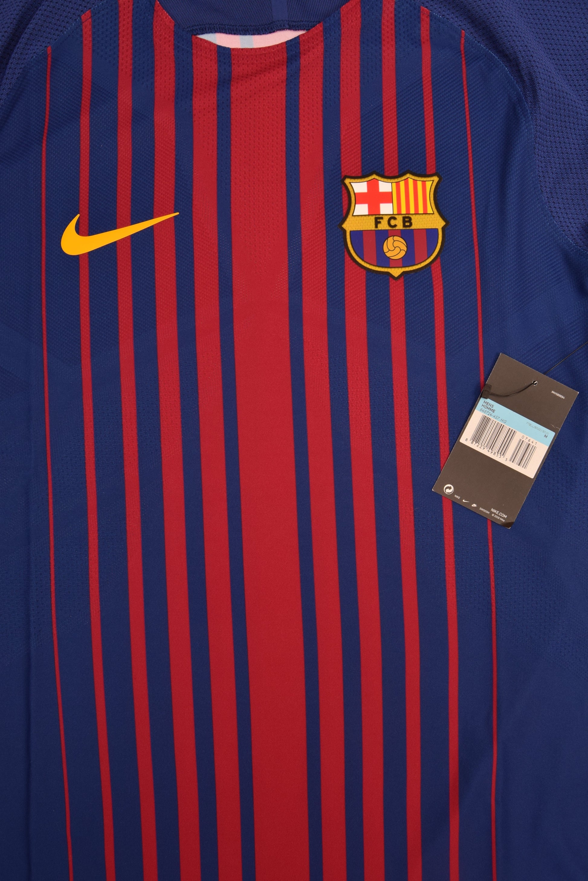 Authentic New FC Barcelona Nike Aeroswift 2016 - 2017 Player's Issue / Edition Away Football Deadstock BNWT Long Sleeve Shirt Size M Unicef Beko Long Sleeves