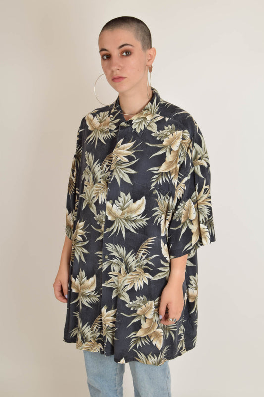 Vintage Pierre Cardin Shirt/ Dress Festival Print 