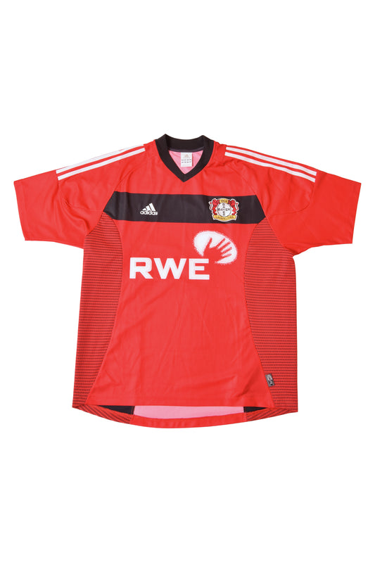 Bayer Leverkusen Adidas 2002-04 Home Football Shirt Size L