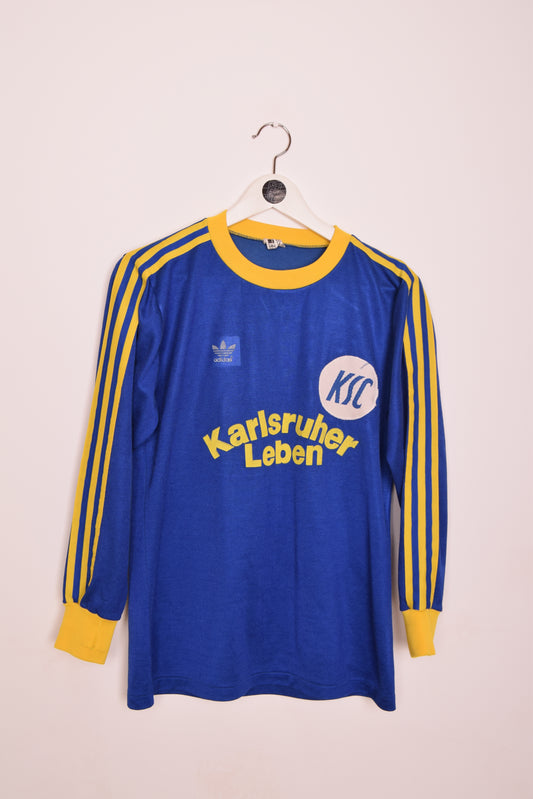 Vintage Karlsruher SC Adidas Erzeugnis Erima Football Shirt 80s #15