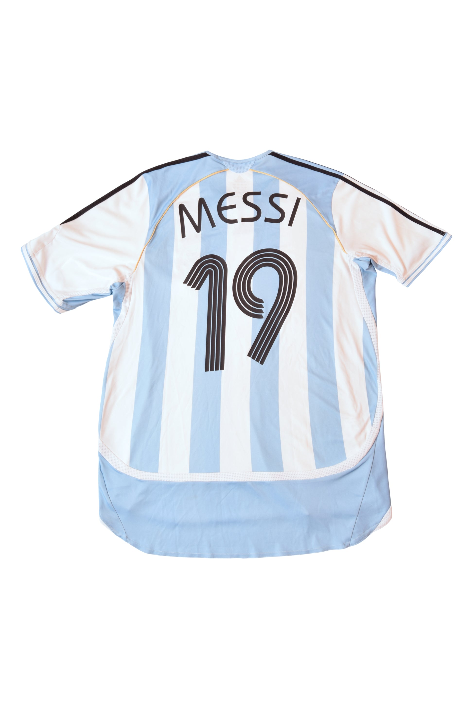 Adidas 2005-07 Argentina Home Football Shirt Messi #19 Size L 