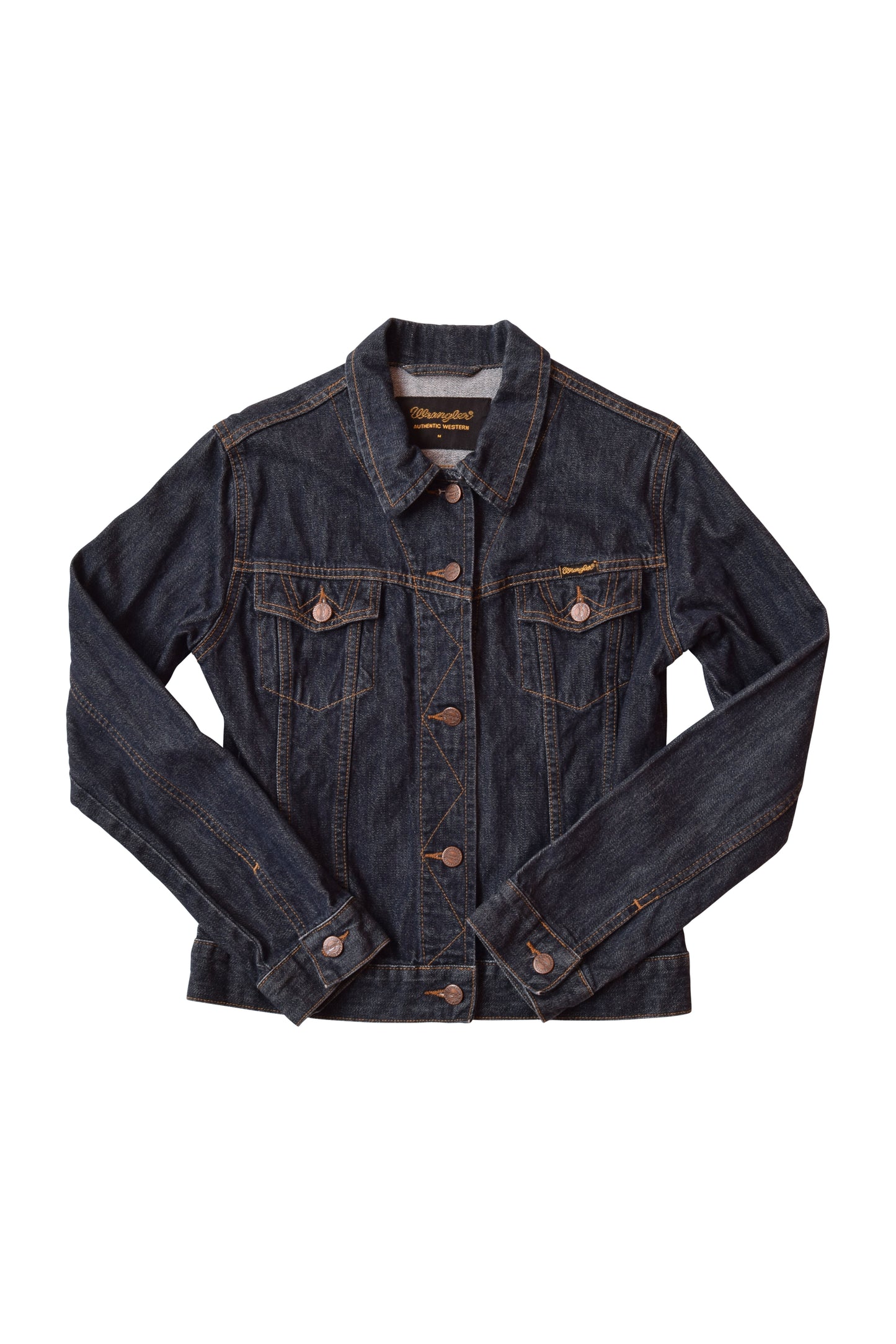 Vintage Wrangler Denim Jacket Authentic Western Size M