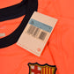 Authentic New FC Barcelona Nike Home Player's Issue / Edition Football Shirt 2009-2010 BNWT Deadstock Size M Unicef Short Sleeve Bright Mango Neon Sunset