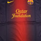 Authentic New FC Barcelona Nike DRI FIT Home Football Shirt 2012 - 2013 Player's Issue / Version Deadstock Size L Red Blue Qatar Foundation