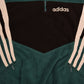 Vintage 90's Adidas Fleece Green Black Size M