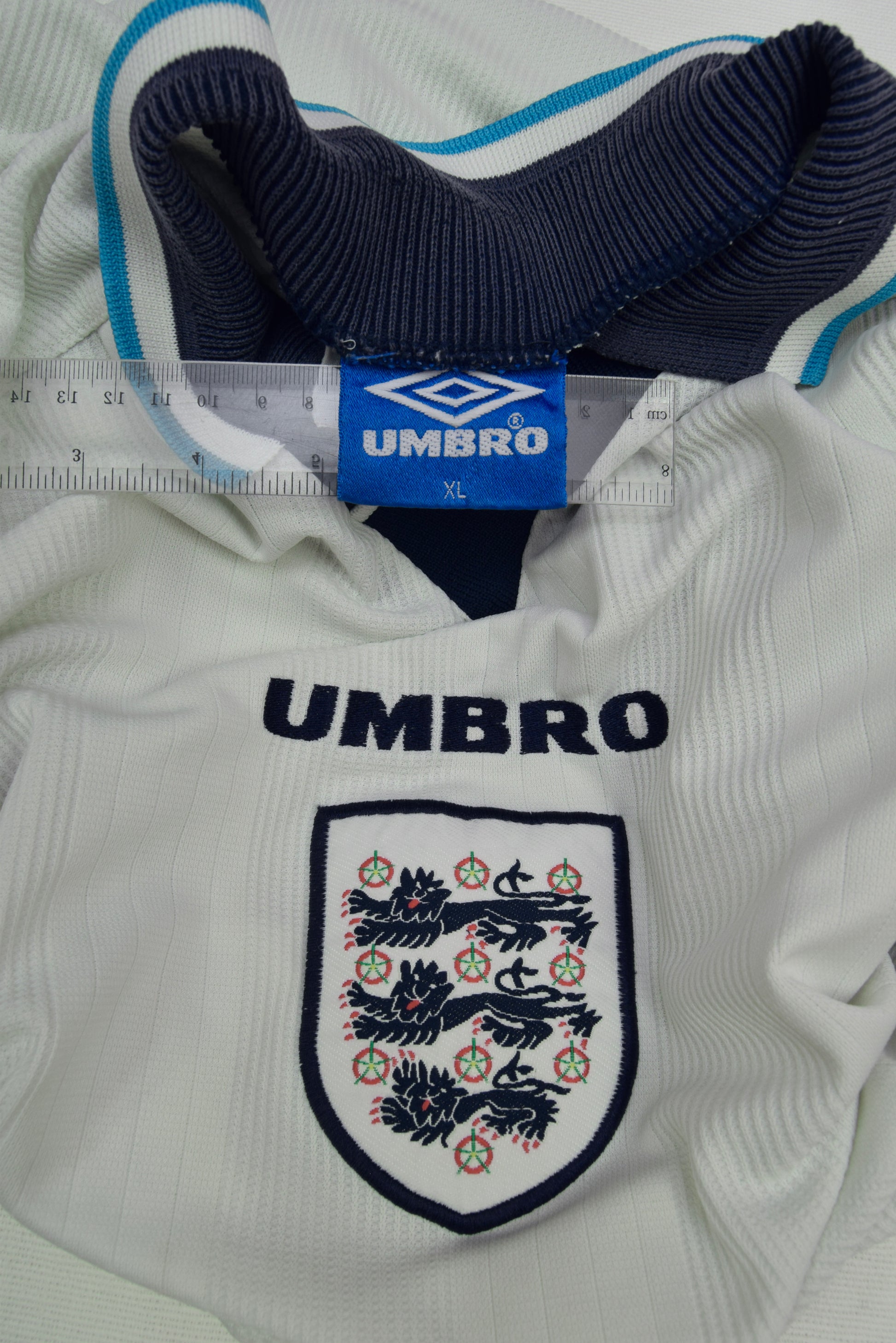 Vintage England Umbro 1995 - 1997 Home Football Shirt Size XL  Euro'96