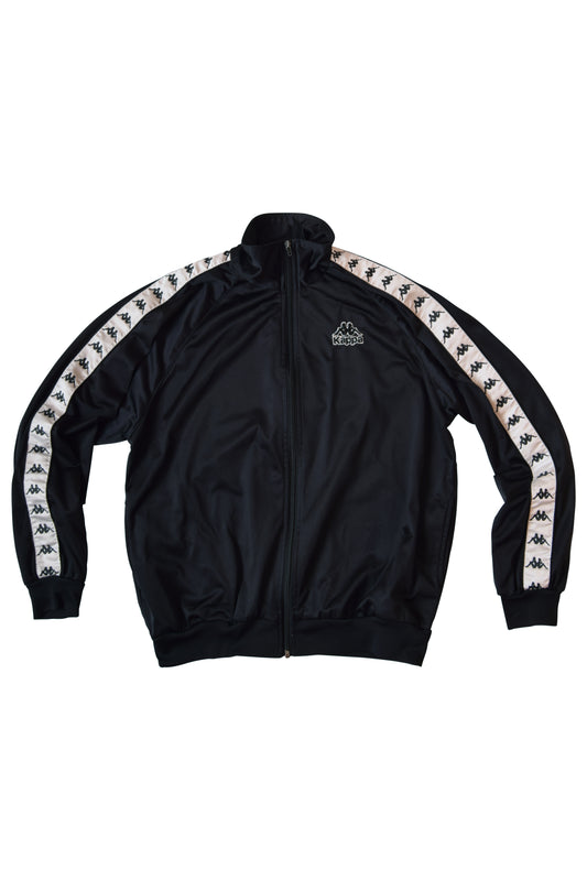 Vintage Kappa Black Jacket 90's Size L 