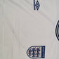 Vintage England Umbro Vapa Tech 1999 2000 2001 Home Football Shirt White Size M Euro 2000