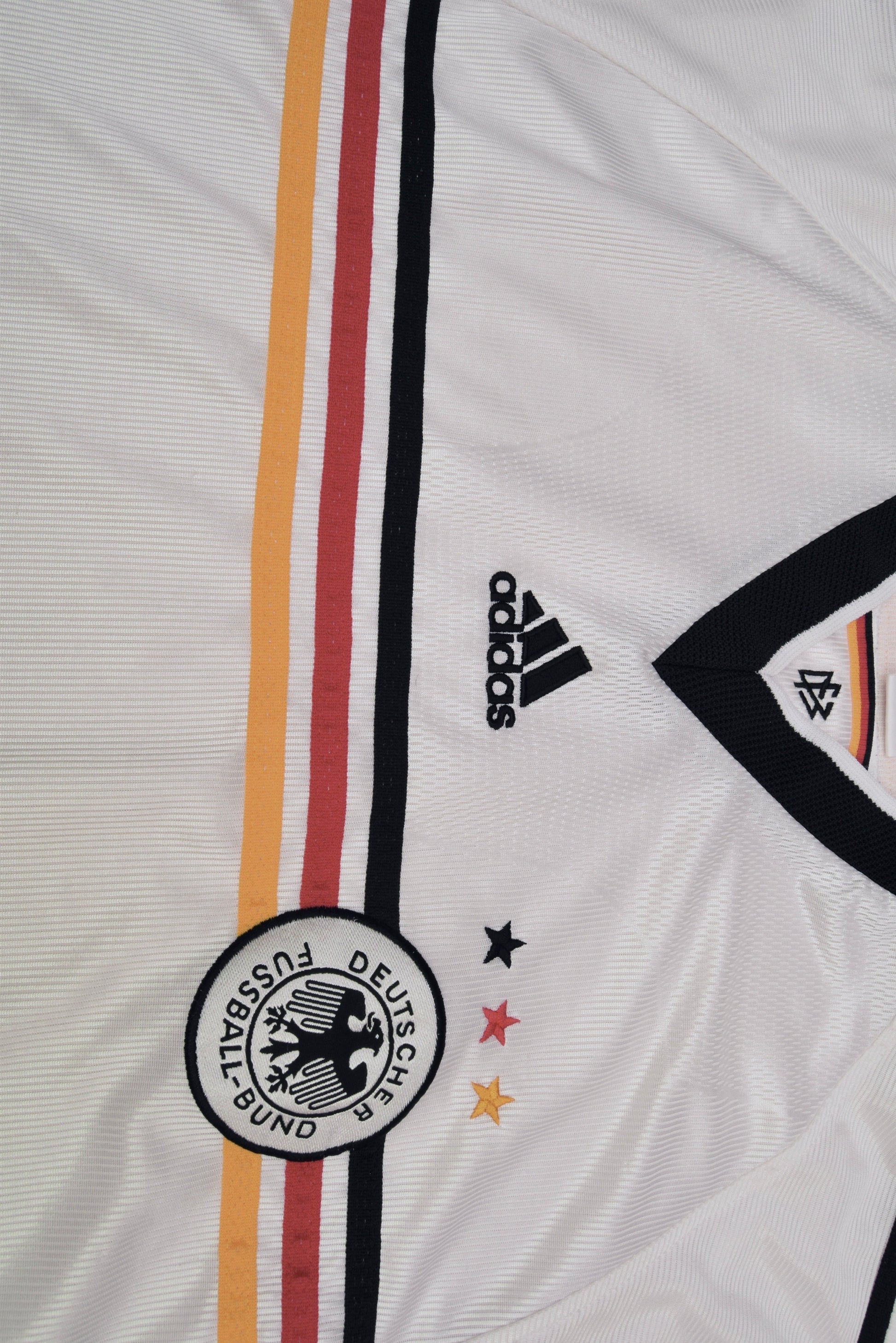 Vintage Germany Deutschland Adidas 1998 1999 2000 Home Football Shirt Size XL White Made in Portugal