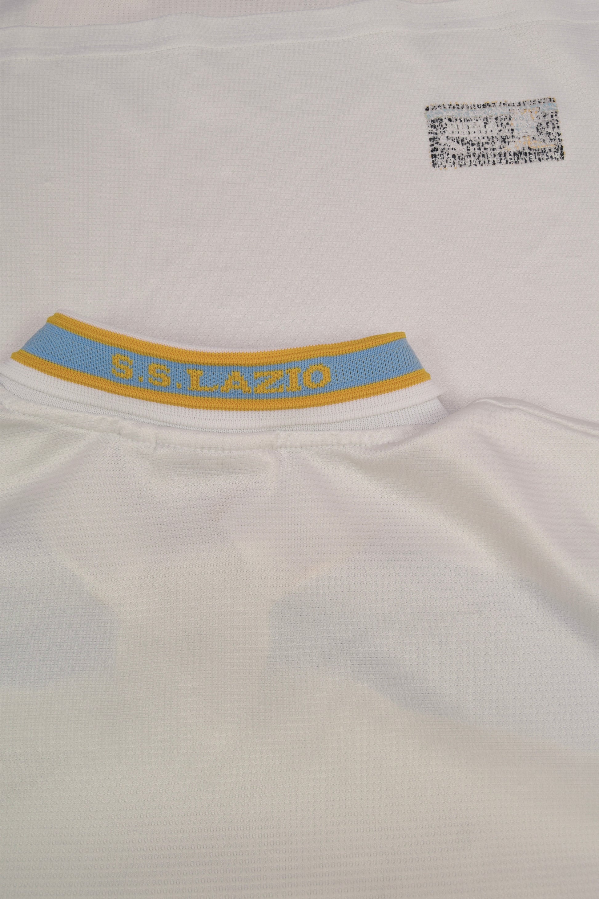 SS Lazio Roma Puma 1999-2000 Away Football Shirt White 1900-2000 Anniversary Centenary Cirio Size L