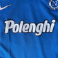 Vintage Societa Sportiva Calcio Napoli Naples Nike 1997 - 1998 Home Football Shirt Blue Polenghi Size M Mede in UK