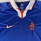 Vintage Holland Netherlands Nike 1998-1999 Away Football Shirt Blue Size XL Made in UK Long Sleeve Made in Dri Fit