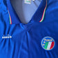 Vintage 1986-1990 Italy Italia Diadora Football Shirt Home Made in Italy Blue Size M