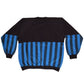 Vintage Inter Milano Le Felpe Dei Grande Club Del Calcio Italiano Parmalat 1991 Sweatshirt Crew Neck  Made in Italy Size M Blue Black