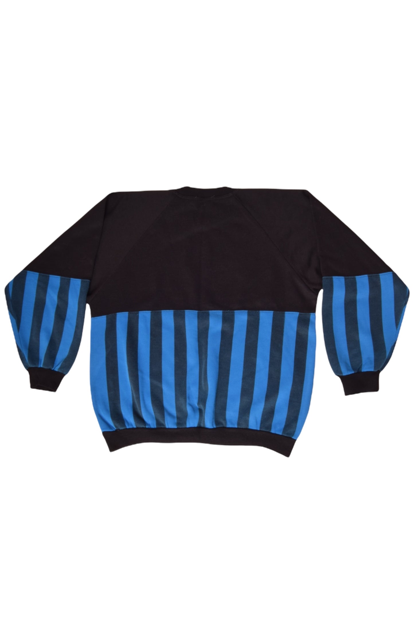 Vintage Inter Milano Le Felpe Dei Grande Club Del Calcio Italiano Parmalat 1991 Sweatshirt Crew Neck  Made in Italy Size M Blue Black