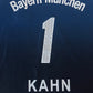 Oliver Kahn Bayern München 2002 - 2003 Adidas No 1 Goalkeeping ClimaLite T-Mobile Blue Black