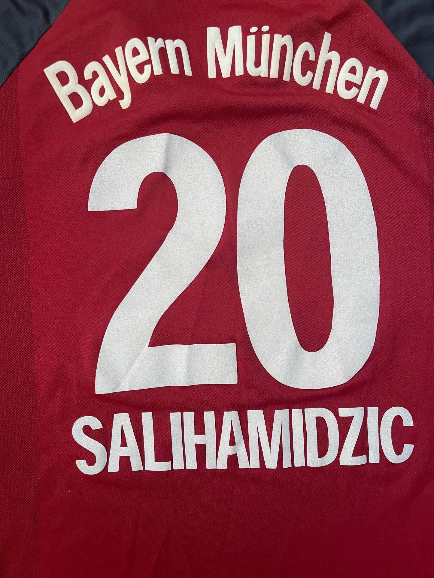 Adidas Bayern München Munich Salihamidzic #20 2001 - 2002 Home Football Shirt Size XL Opel