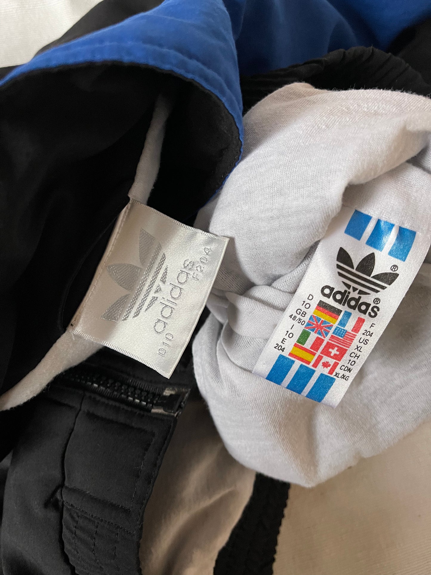 Vintage 90's Adidas Jacket Size XL-XL Blue Black White