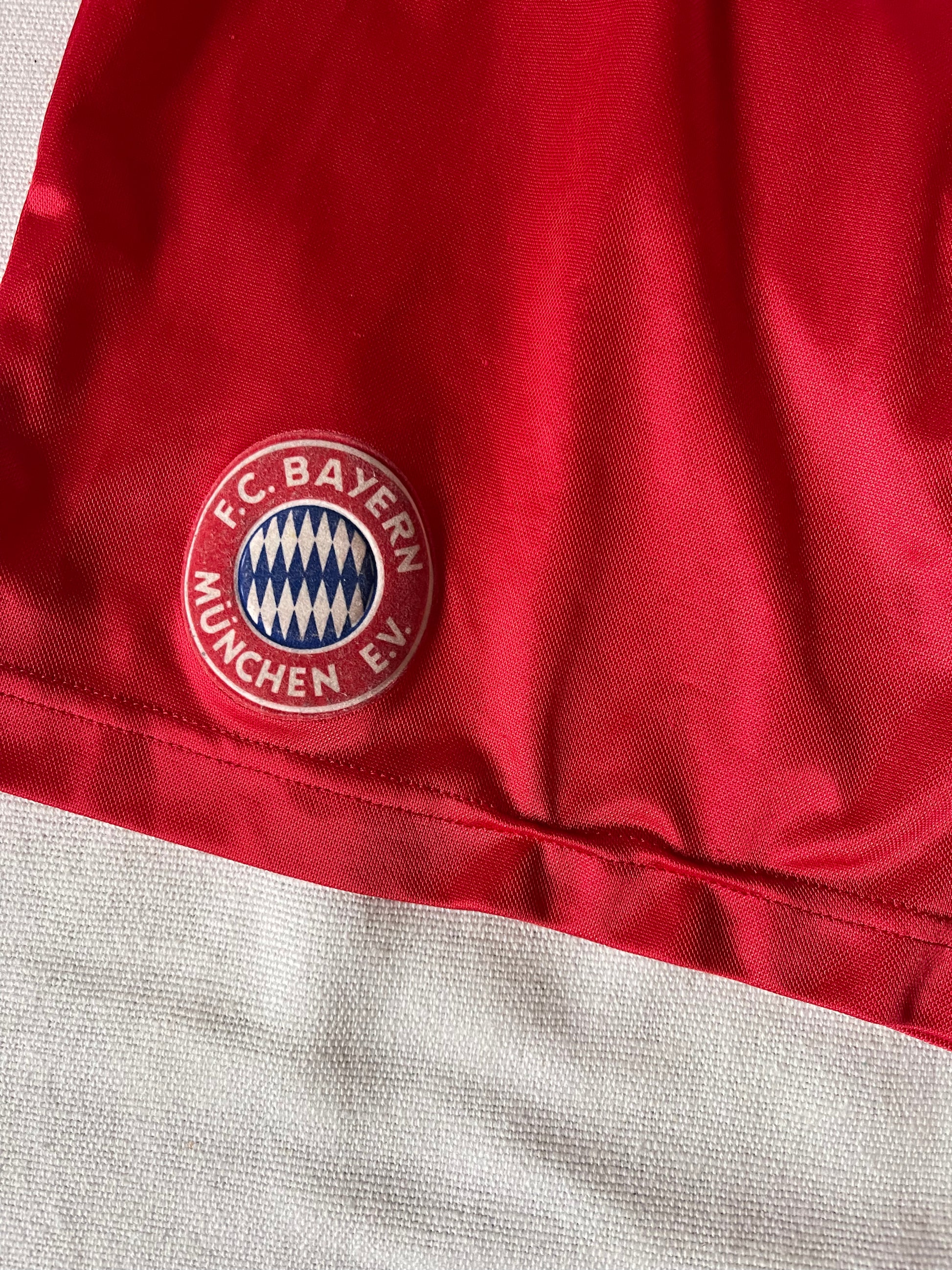 Vintage Adidas Equipment Bayern Munchen Munich Football Shorts Home 1993-1995 Red Size M