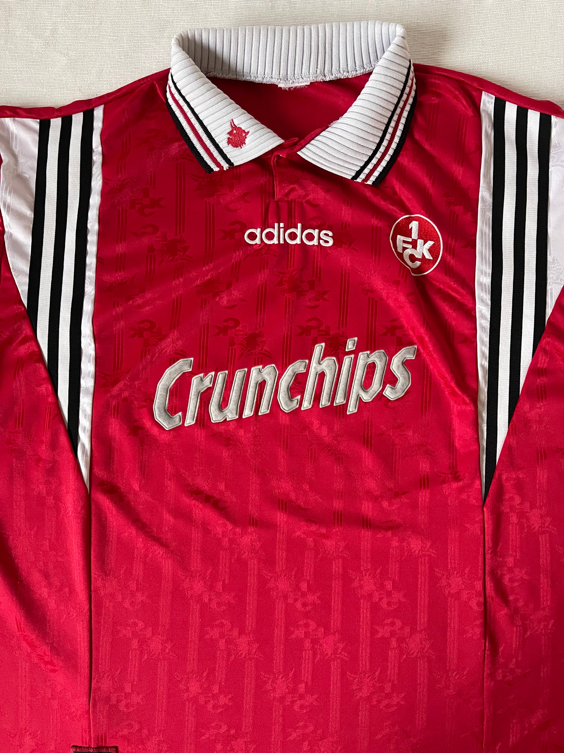 Kaiserslautern FCK Adidas 1996 1997 1998 Home Football Shirt