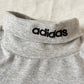 Vintage 90's Adidas Turtleneck / Roll-Neck Grey Size L 100%Cotton