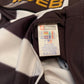 Juventus Lotto 2002-2003 Home Football Shirt Size L White Black FastWeb Rare Long Sleeve