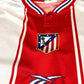 Vintage Atletico Madrid Reebok 1999 - 2000 Home Football Shirt Red White Size L