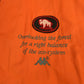 Vintage 80's Kappa Thick Jacket Size XL XXL Orange Made in Italy