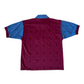 Vintage Aston Villa Reebok 1995-1996 Home Football Shirt Red Blue AST Computer Size M