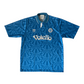 Vintage Napoli Societa Sportiva Naples Umbro 1991-1993 Home Football Shirt Voiello Blue Size XL
