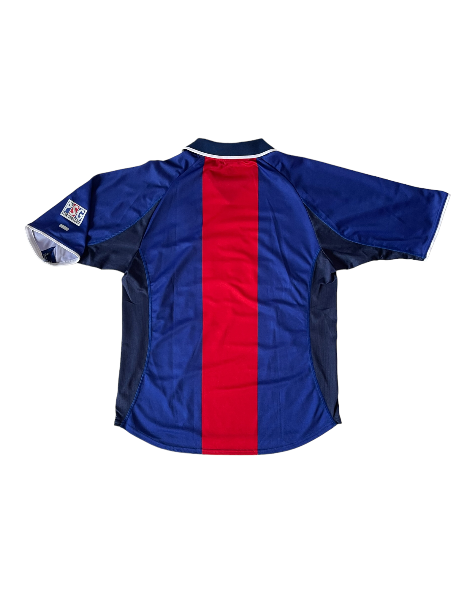 Vintage PSG Paris Saint Germain Nike 2000-2001 Home Football Shirt Opel Made in UK Size L Dri - Fit